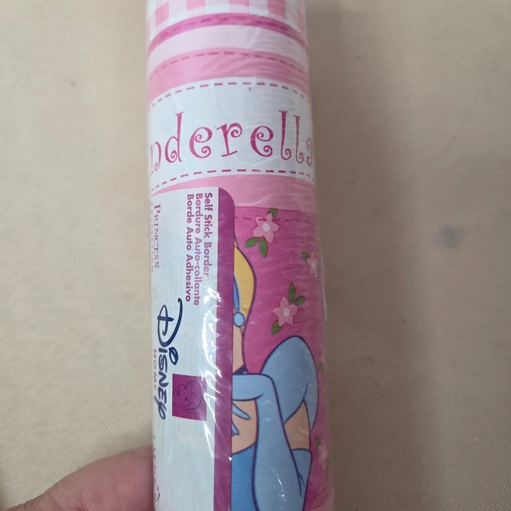 Disney Princess Wallpaper Border Self Stick Snow White Cinderella Belle Imperial